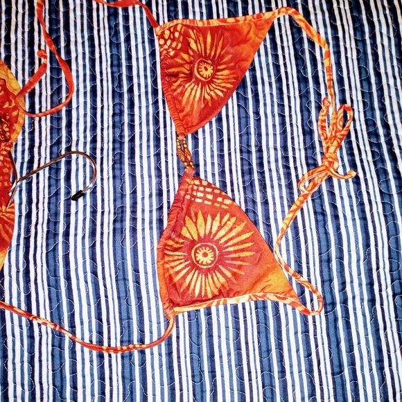 SUMMER BATHING SUITE SET PANTS & BATHING SUITE TOP - Picture 4 of 8